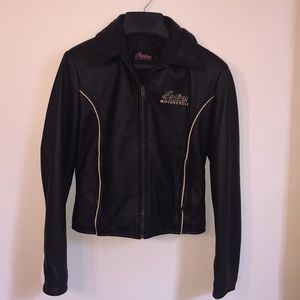 Indian Motorcycle Women’s Black Leather Jacket